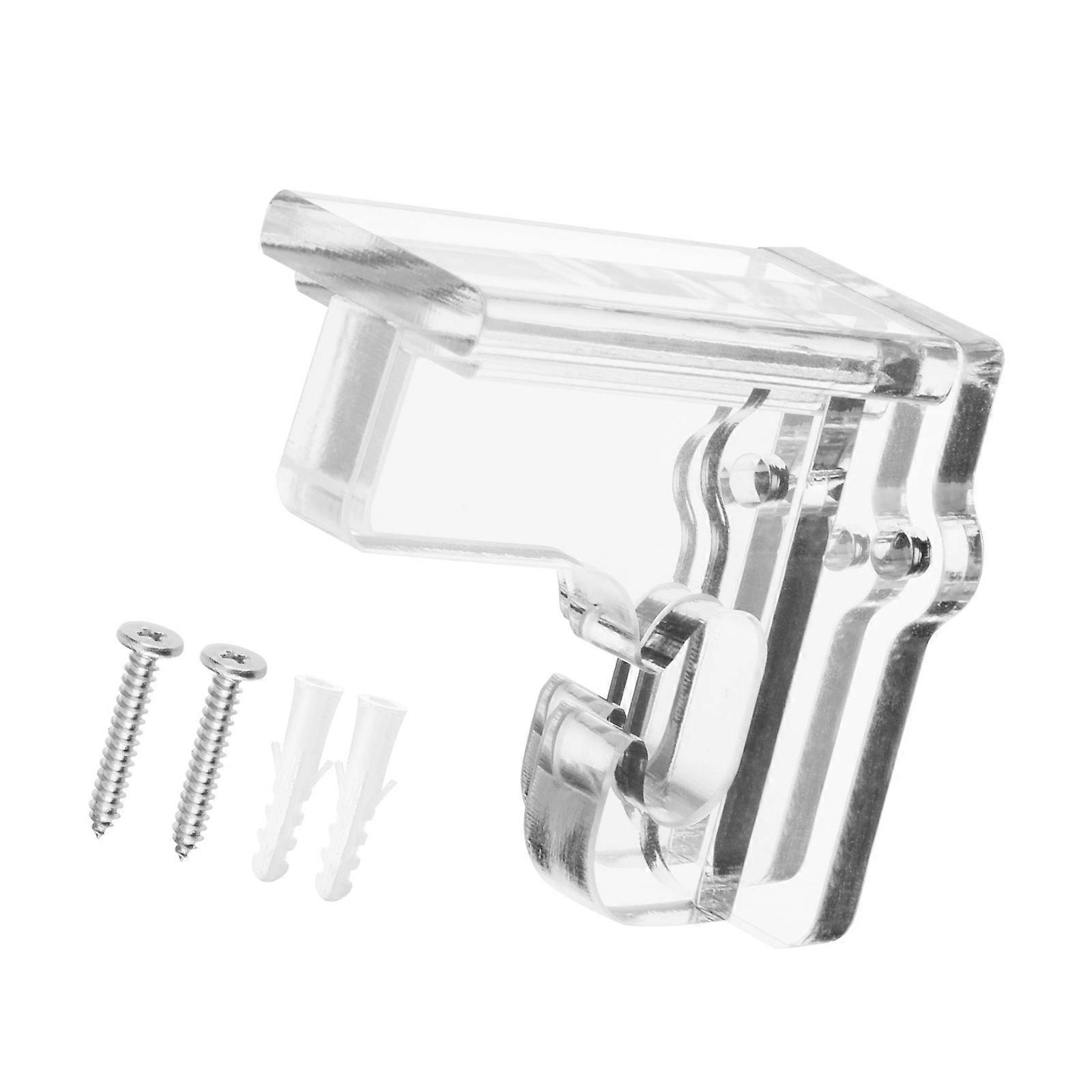 Gaming Accessories Wall Mount Stand Controller Transparent Acrylic Bracket With Hook Easy Installation Multicolor