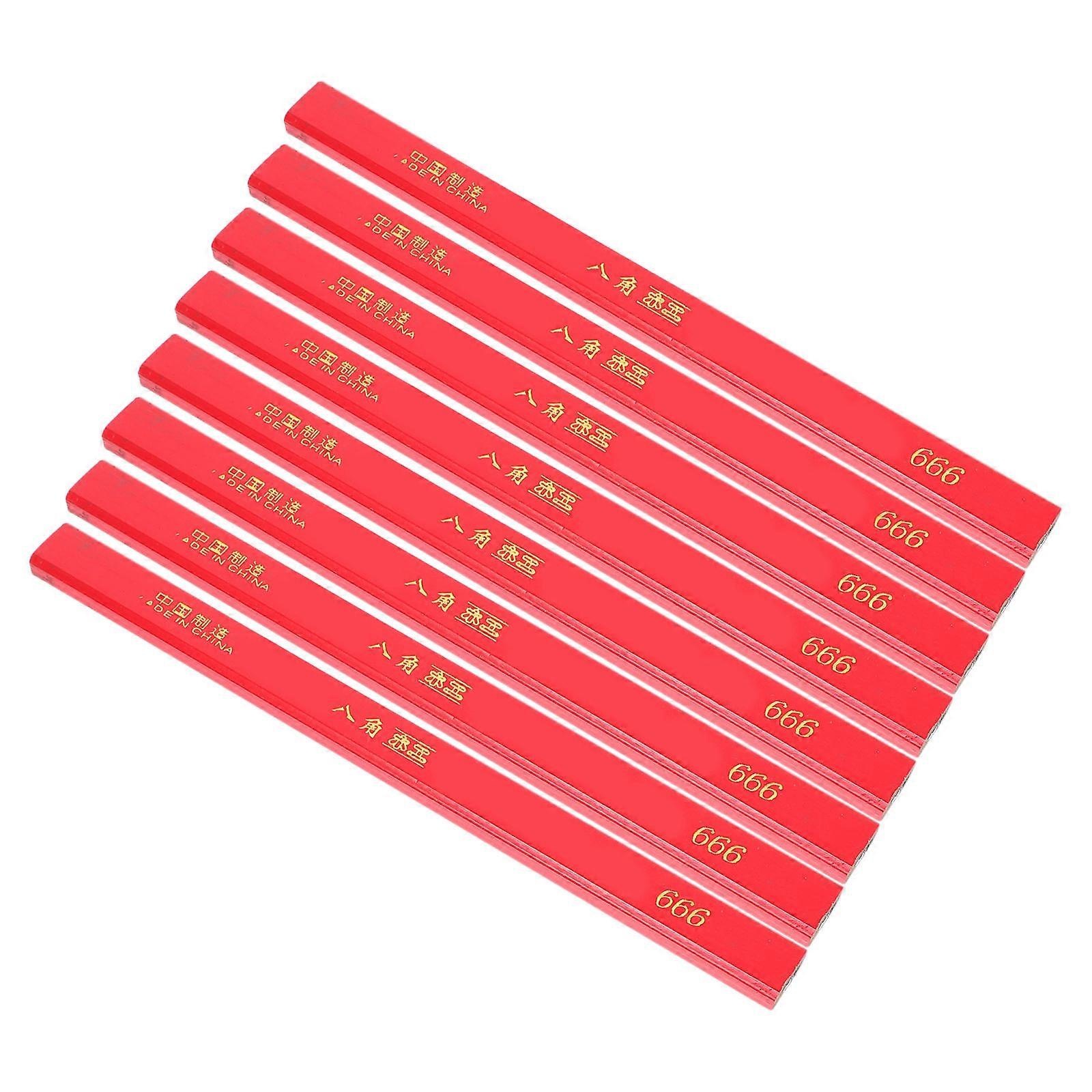 Pencil Carpenter Marker for Woodwork with 48Pcs Octagonal Shape