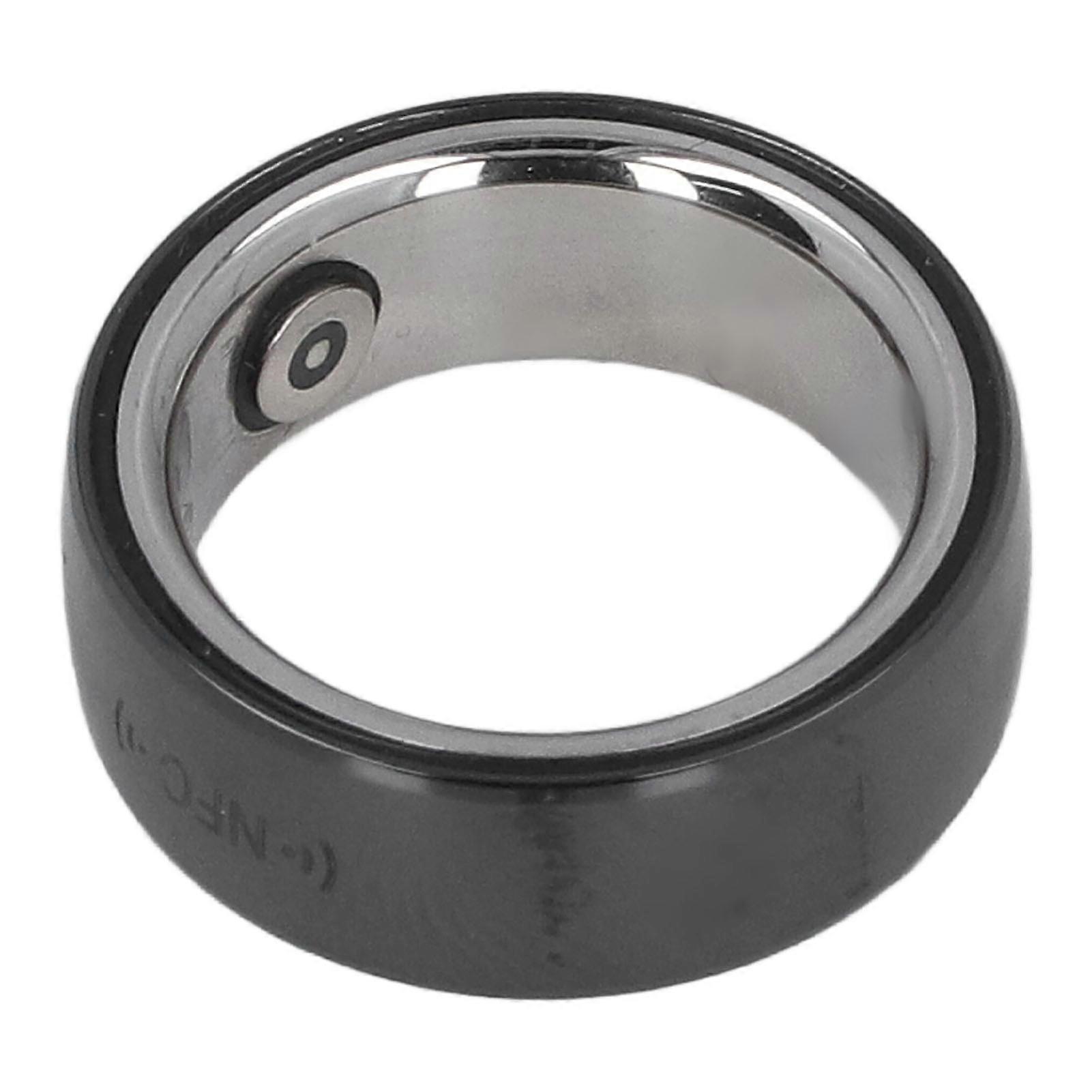 Smart Ring Health Tracker Step Counting Ceramic Surface Sleep Tracking Ring for Exercise