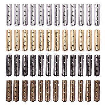 Supvox 80 Stück DIY Schnürsenkelspitzen Kopfreparatur Schnürsenkelspitzen Metall Aglet Schnürsenkel Ersatzenden