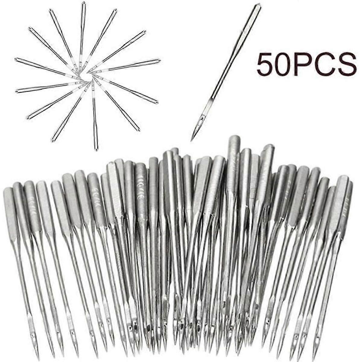 Sewing machine needles - SURENHAP - Assorted - 50 pieces - Silver - Durable