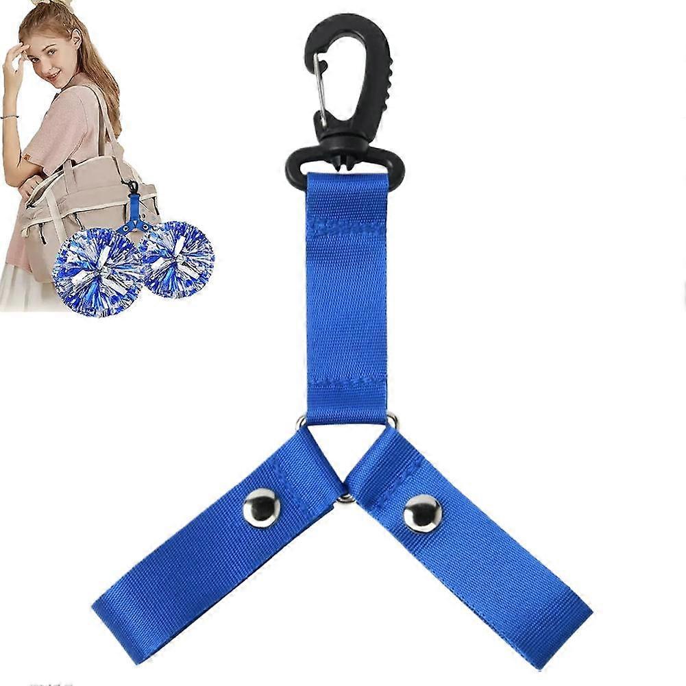 Backpack with Snap Buckle, Cheerleading Pom-poms,Triangular Strap Bracket N9W2