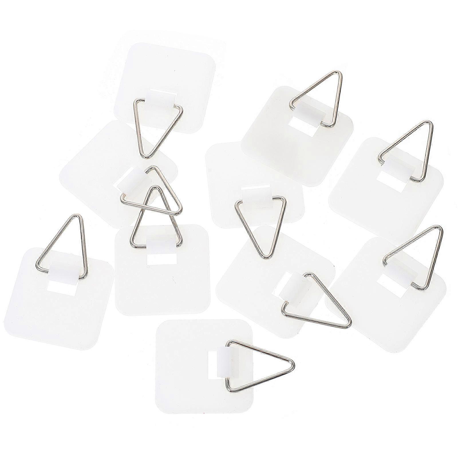 Dish Storage Hook for Kitchen Use 50Pcs White Hanging Hooks