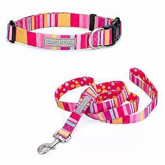 Dog Collar / Lead Funky Hippie Boho Retro Colourful "Molly" ™