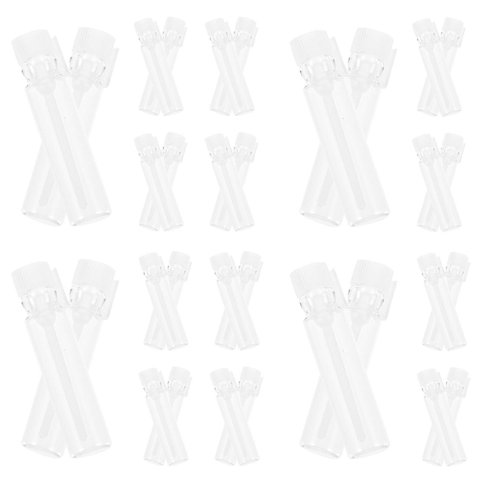 50st 1ml Parfym Provflaskor Mini Glas Tom Doftflaska För Resor