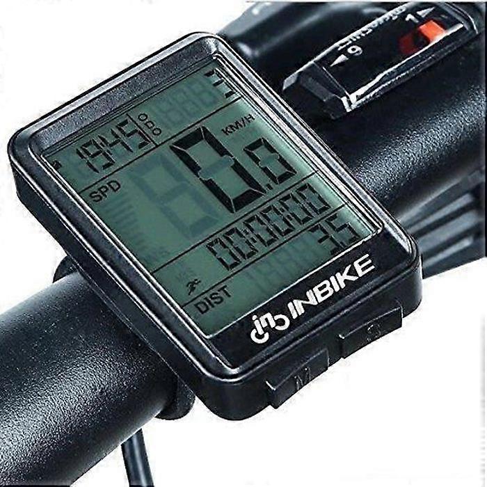 Wireless Bike Computer, Mountain Bike Speedometer, Wireless Bicycle Computer with Waterproof Screen