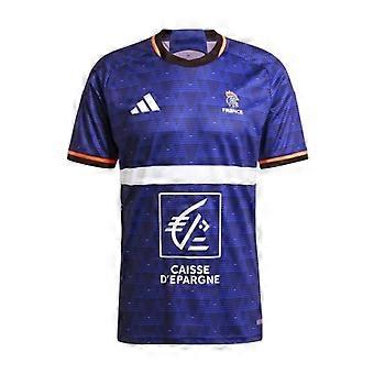 Maillot de handball à manches courtes Adidas France pour homme