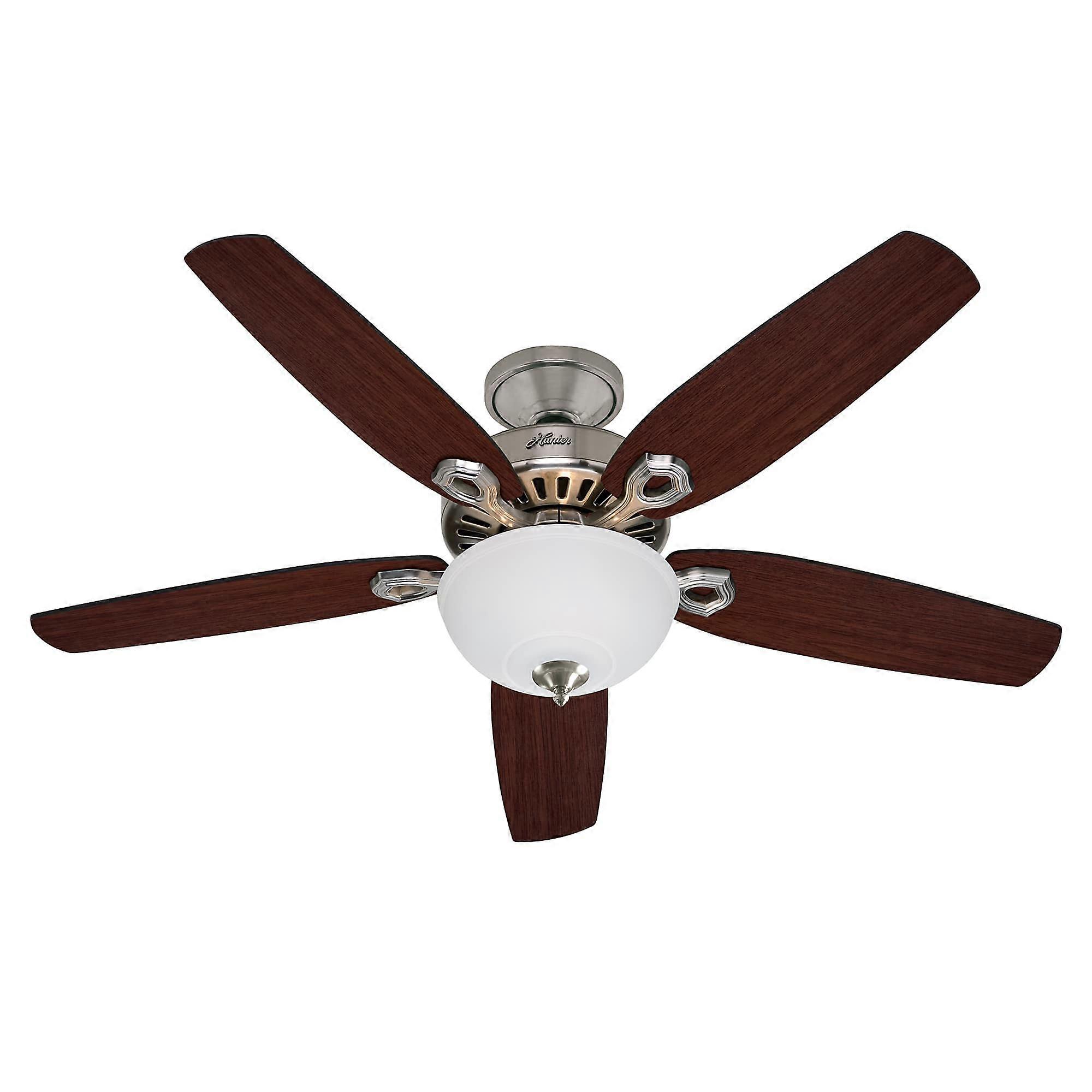 Deckenventilator Builder Deluxe Nickel mit Licht