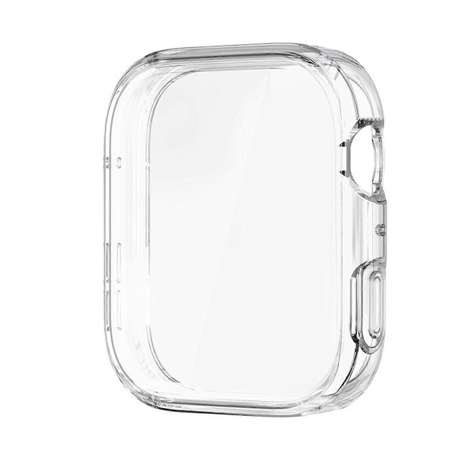 For Huawei Watch Fit 4 Electroplated Full Cover TPU Smart Watch Protective Case Transparent