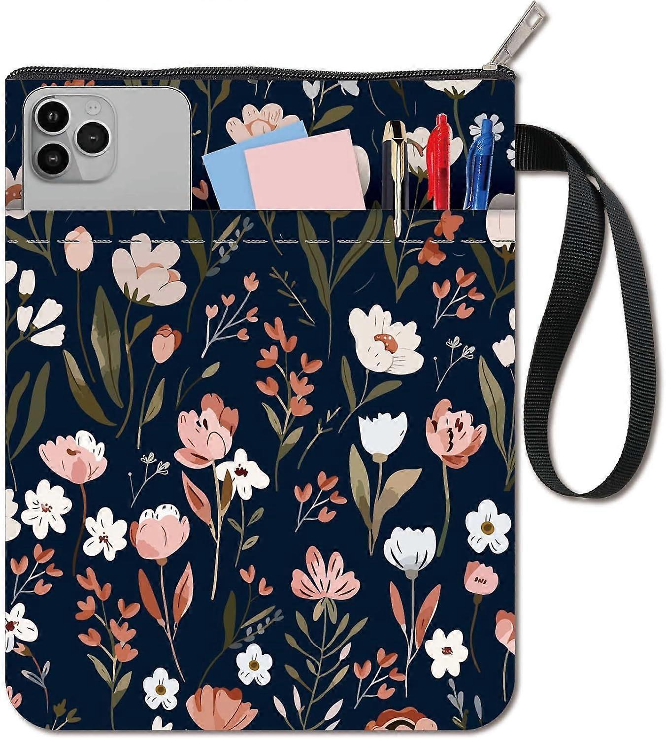 Cloth Book Cover Notebook Wraps Rectangle Flower 280x220mm
