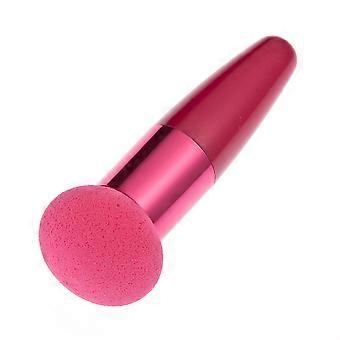 3PC Mushroom Head Shaped Women Cosmetic Liquid Cream Foundation Concealer Sponge Lollipop Brush (Random Color)