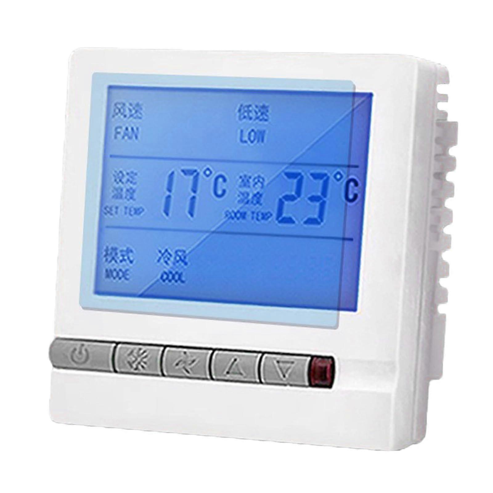 Programmable HVAC Thermostat with Large LCD, Digital Central Temperature Controller