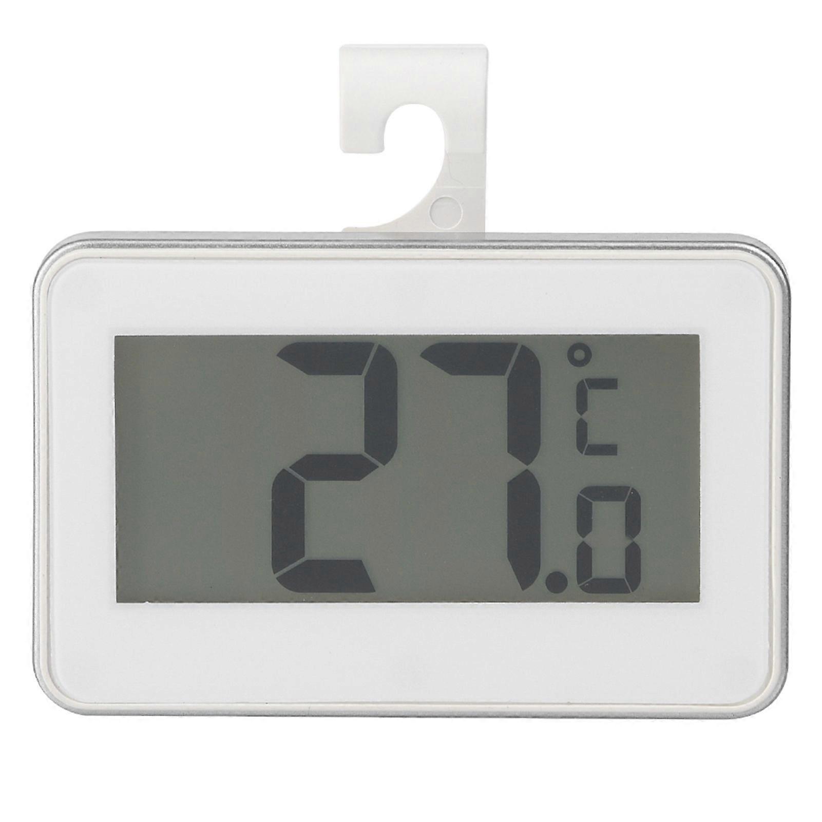 High Accuracy Waterproof Electronic Thermometer for Refrigerator Fridge Temperature White