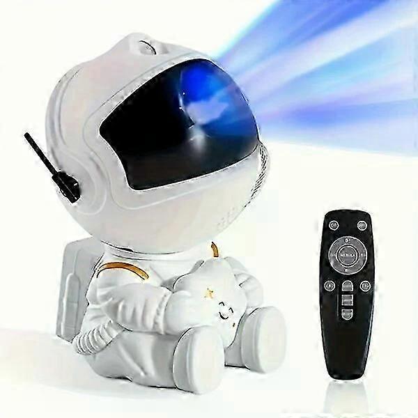 Star projector, white, USB-powered, suitable for multiple scenarios