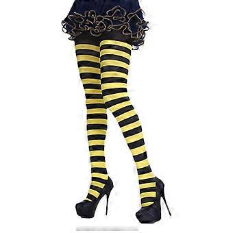 Women Girls Rainbow Multicolor Striped Tights Opaque Stockings Slim Pantyhose for Christmas Halloween Cosplay Costume