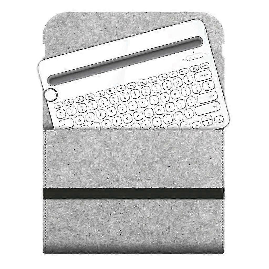 Dustproof Wool Felt Bag compatible with K380 K480 Keyboard Wireless Keypad Case Protector