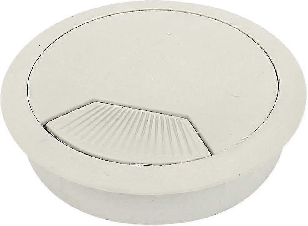 Plastic table Cable entry Cable diameter 70 mm (off-white)