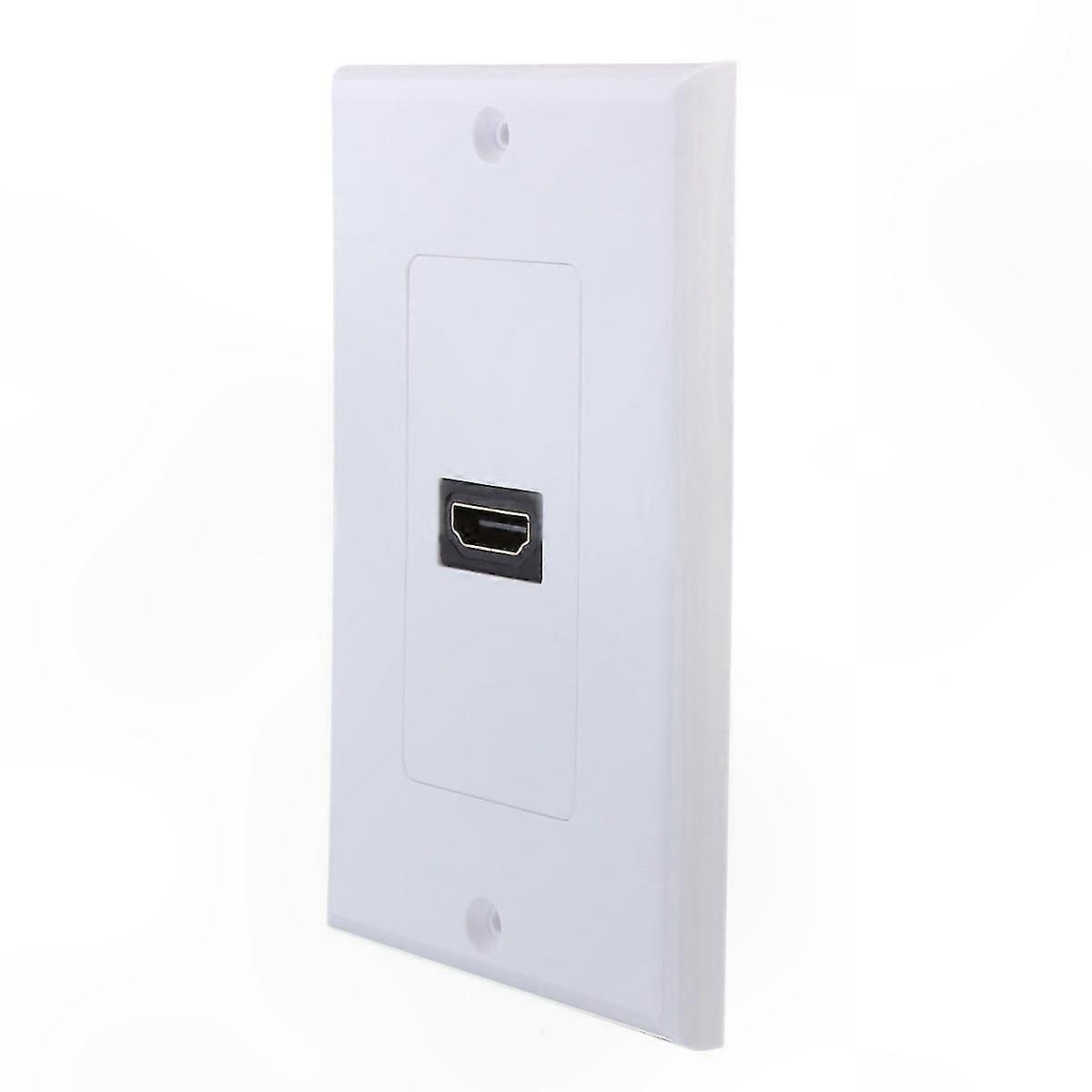 Single Port Wall Plate Extender with 3D 1080P Compatibility