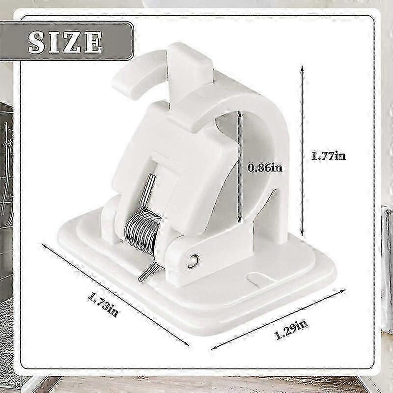 Self adhesive fixing holder for curtain rods