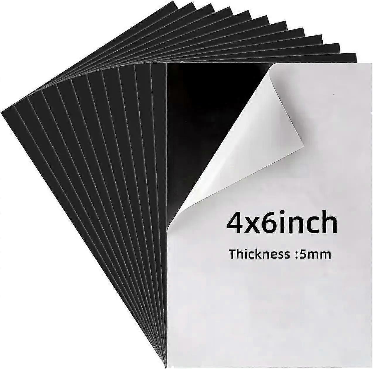 Flexible Rubber Magnetic Sheets 4x6