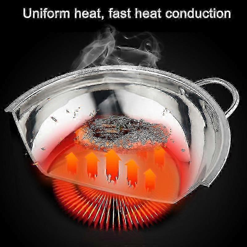 Divided Dual Zone Stainless Hotpot
