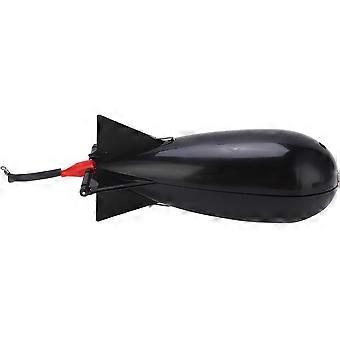 Angelbombenköder, Karpfen-Schleuder, große Bomben-Schwimmerköder, Pellet-Angelfutterkorb, Angelzubehör, Nestwerkzeug (2 Stück, schwarz)