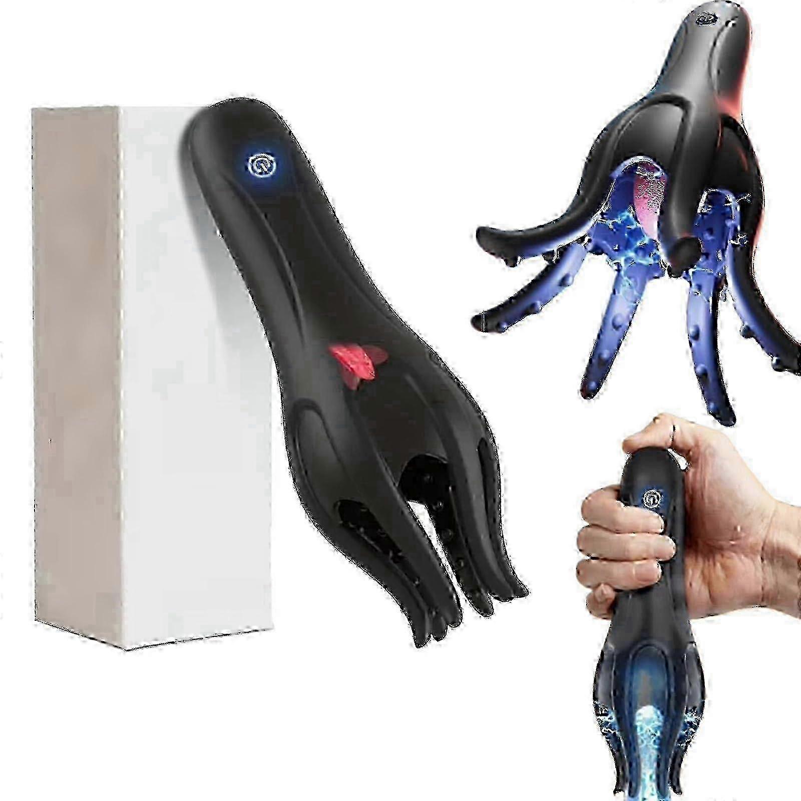 Ergonomic Waterproof Rechargeable Wave Massager
