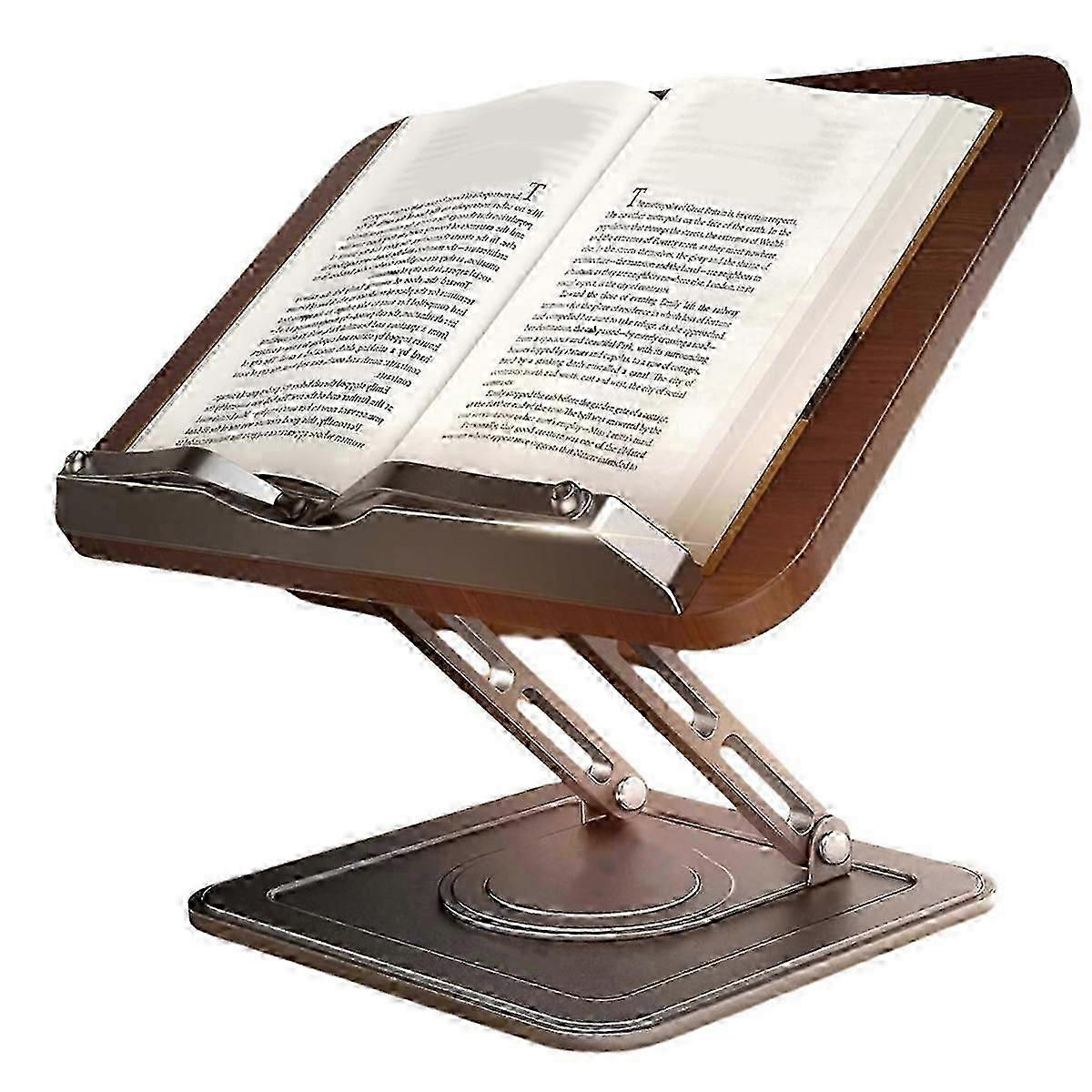 Stable book stand compatible with good reading quality
