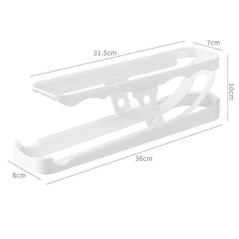 Slide Type Double Automatic Egg Roller Refrigerator Side Door Egg Storage Kitchen Countertop Egg Holder