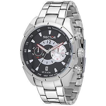 Sector 330 Quartz analoge man horloge met R3273794002 roestvrijstalen armband