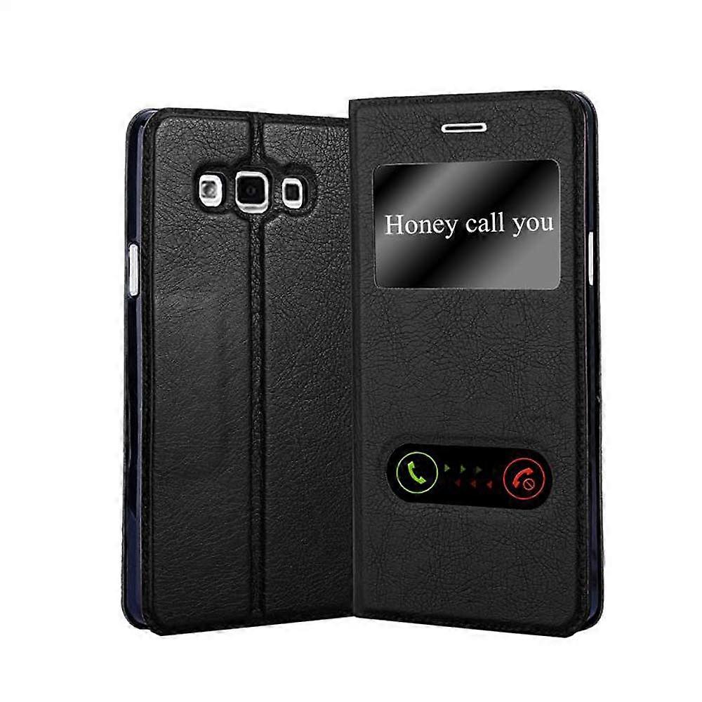 Case compatible with Samsung Galaxy A7 2015 - with 2 viewing windows