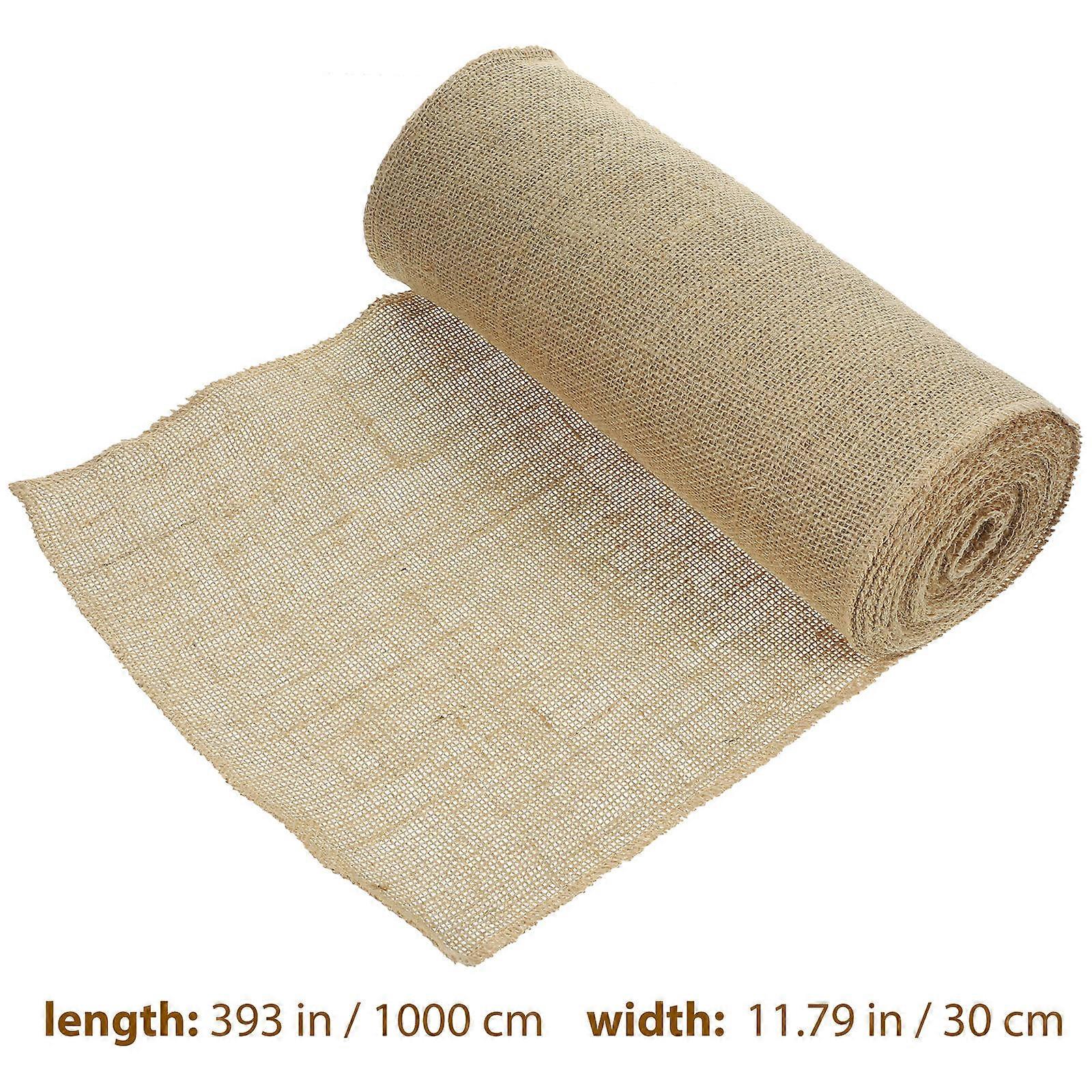 Hessian Table Runner Burlap Table Runner for Wedding 1 Roll Rustic Decor