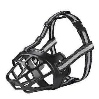Silicone-Edged Adjustable Basket Muzzle