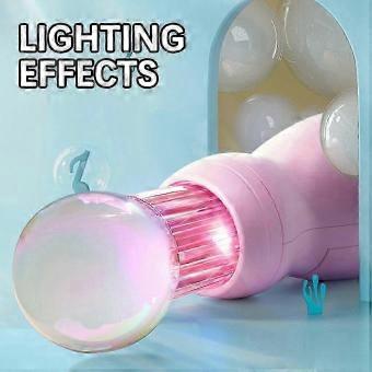Puff-pop Bubble Maker Magics Bubble Makers Elastic Bubble Fog Wand Set for Boys Girls with Gloves and Bubble Solution