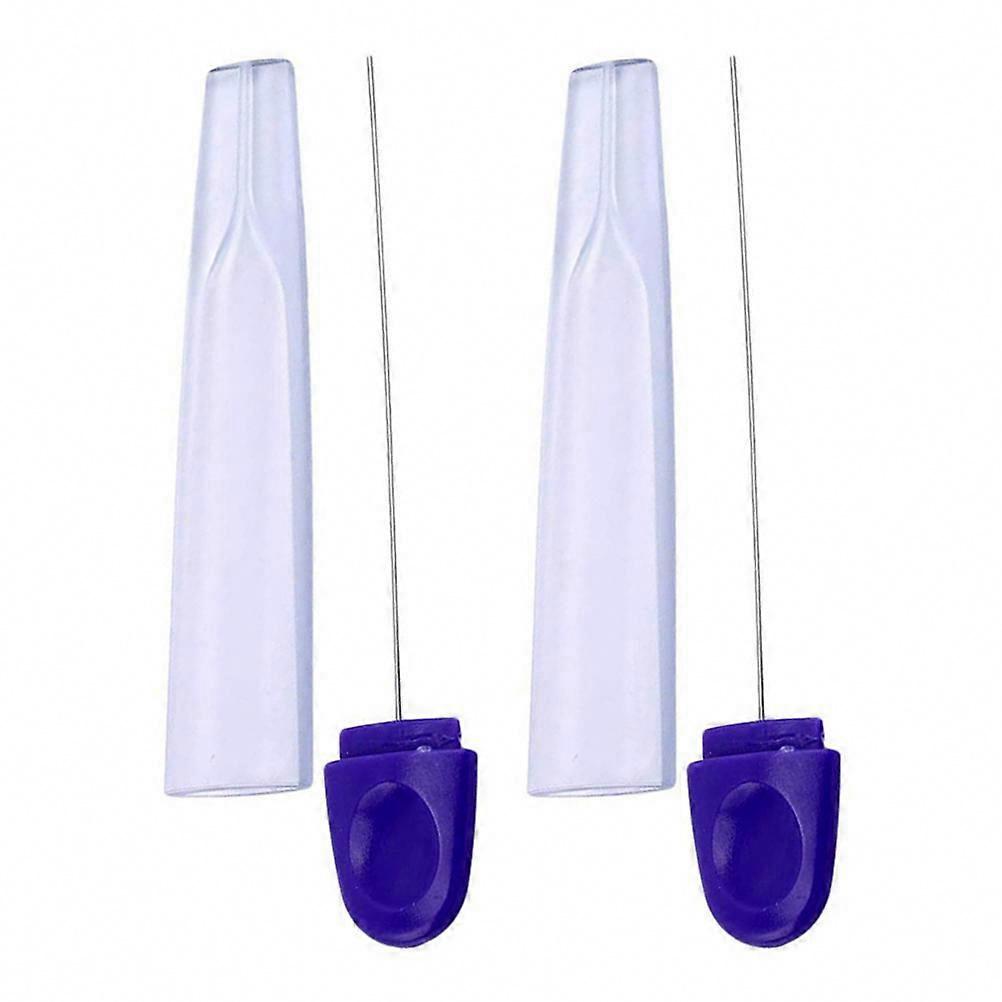 Cake Testing Probe, Stainless Steel, Blue, Restaurant Use for Baking Progress Testing, 2Pcs