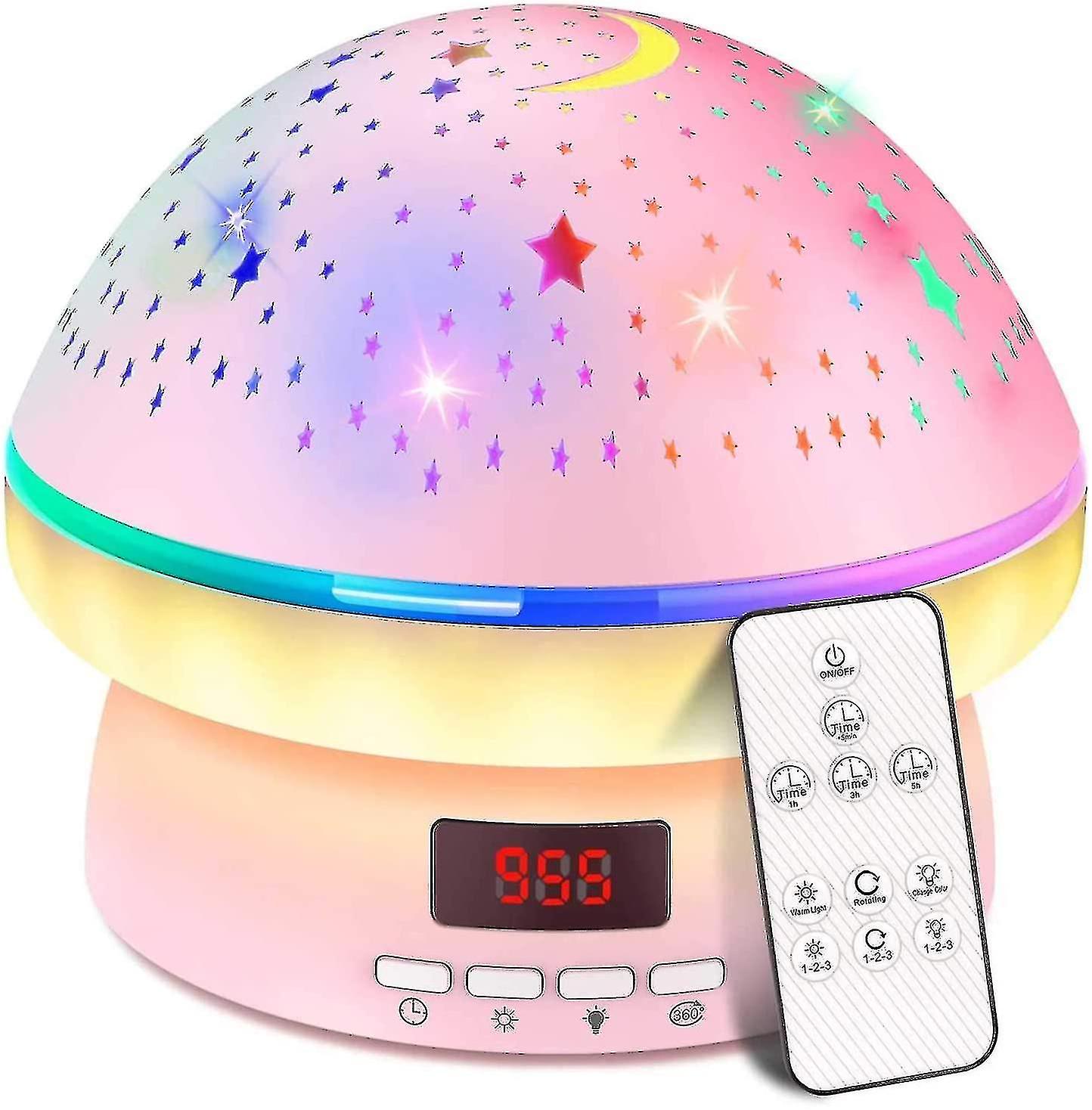 Timer Rotation Star Projector Night Light Kids Twinkle Lights, Birthday Present Christmas Stocking Stuffers For Kids