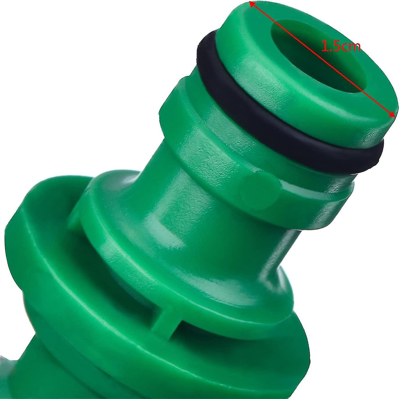 6 Pack Double Male Hose Connectors Extender For Join Garden Hose Pipe