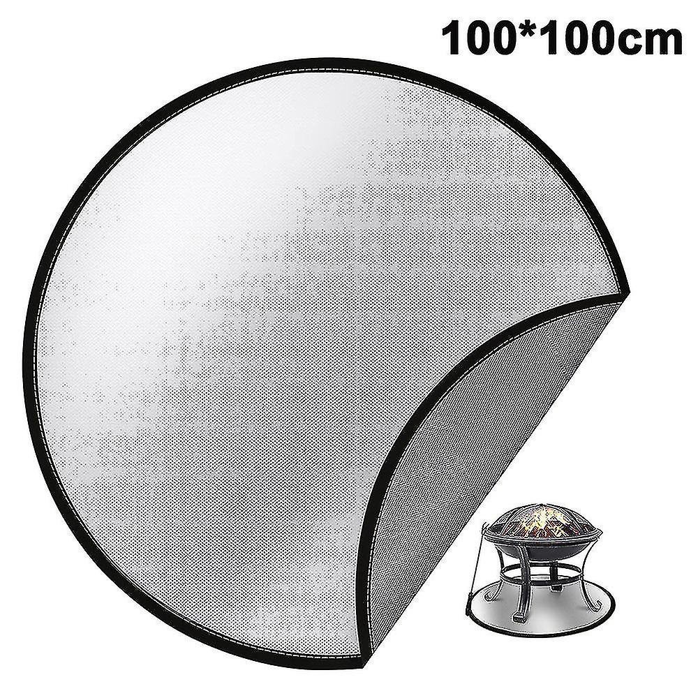 Silicone Fireproof Fire Pit Mat,fire Pit High Temp Mat,under Grill Mat(kui)