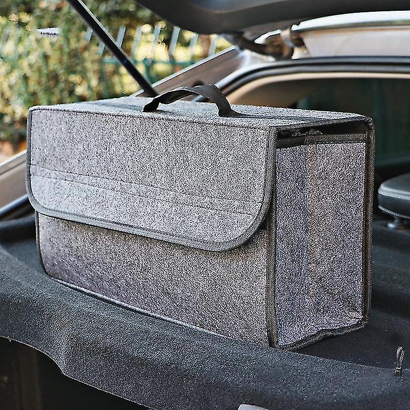 Car Trunk Organizer Soft Felt Storage Box
