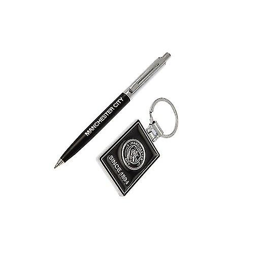 Manchester City FC Pen and Keyring Set