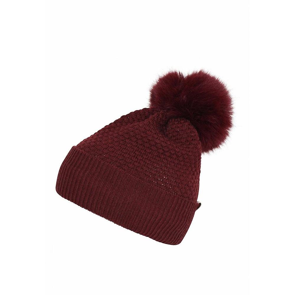 Kids Mp Denmark Chunky Oslo Beanie In Wine Red