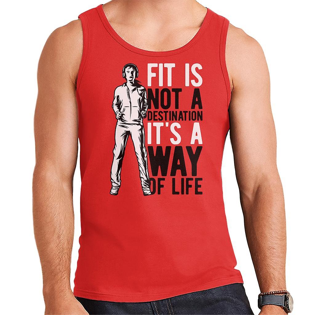 In forma non è una destinazione suo un modo di vita gilet uomo