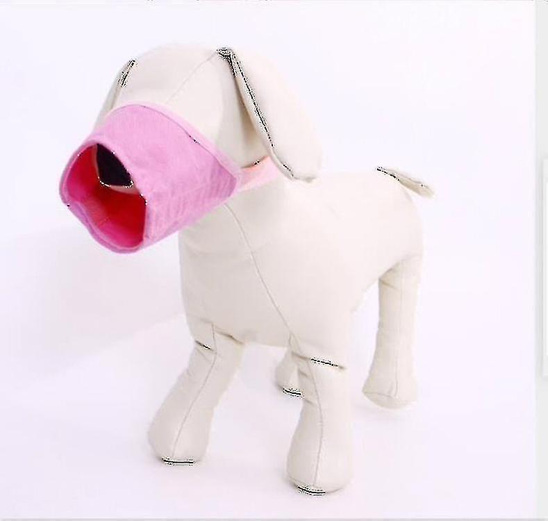 Pet Supplier Dog Muzzle Breathable Nylon Comfortable Soft Mesh Adjustable Pet Mouth Mask Prevent