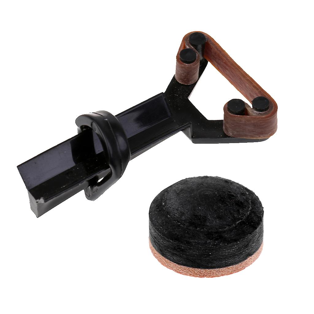 High Quality Pool Cue Tips 13mm + Cue Tip Repair Tool Clamp