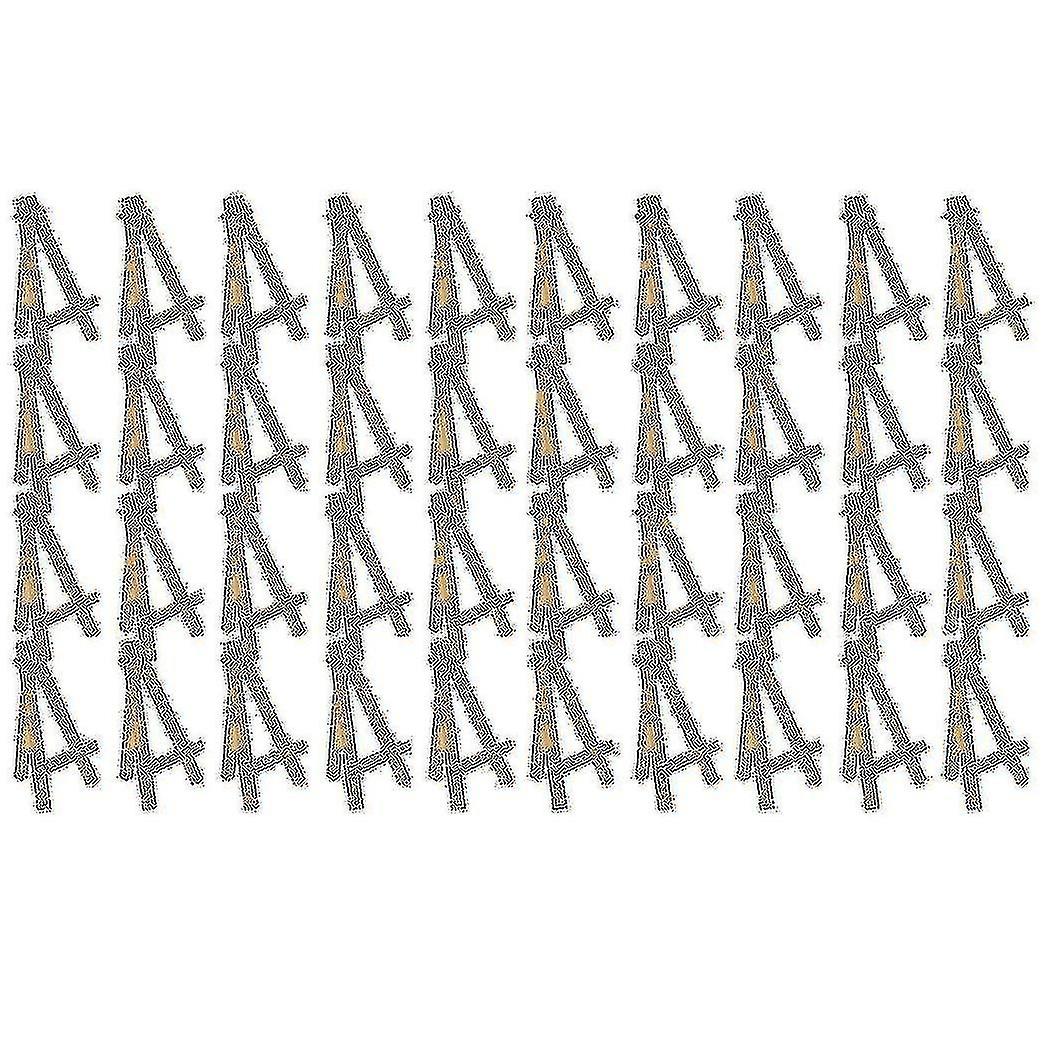 Mini Wood Display Easel, 40pcs, Perfect For Displaying Small Canvases, Business Cards, Photos