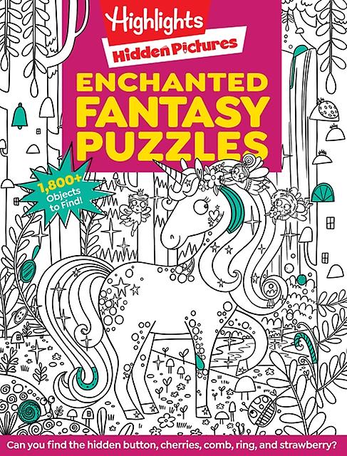 Enchanted Fantasy Puzzles by Highlights Paperback Book