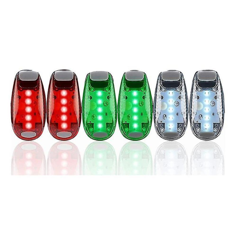 6pcs Bike Led Safety Light,navigation Lights For Boats Kayak,3 Types Flashing Mode,waterproof Easy