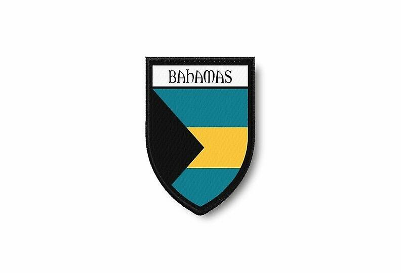 Patch Ecusson Termocollant Edge Brode Flag Prints Bahamas