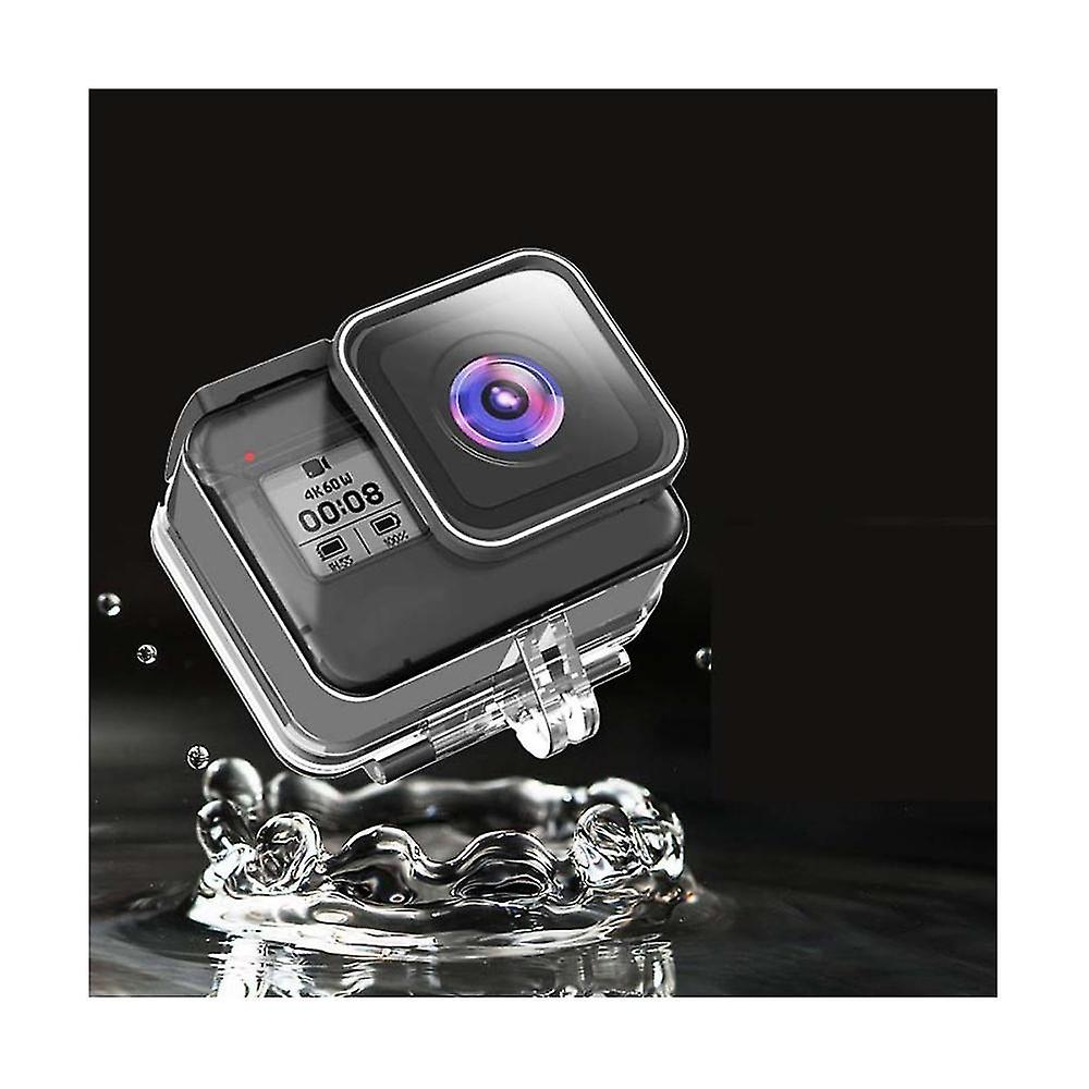 For Hero 8 Clear Portable Waterproof Shell Protection Case Diving Box Underwater Camera Accessories