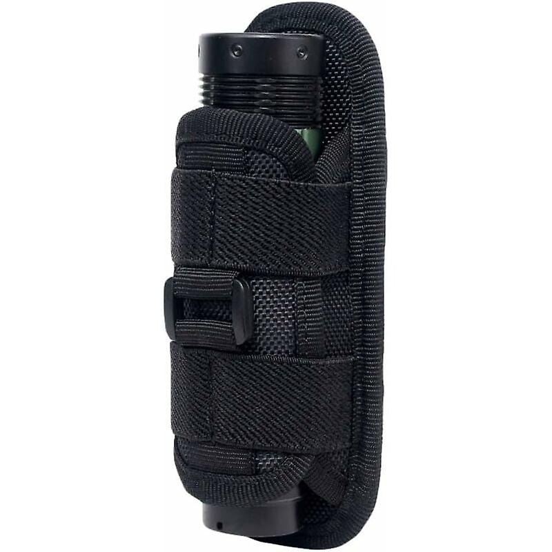 Flashlights (Standard) Tactical 360 Degree Rotating Flashlight Holster Torch Holster Belt Pouch Portable Torch Holder Hunting Lighting Accessories, 3